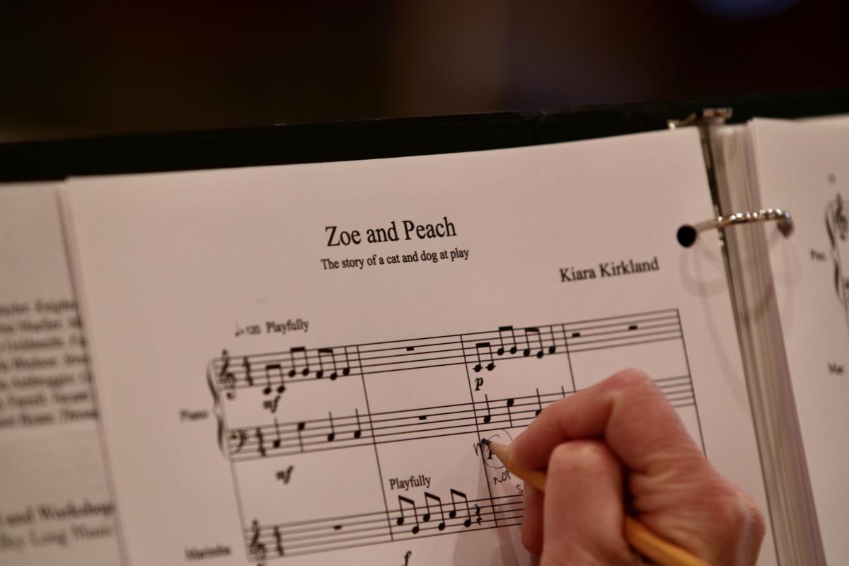 Zoe and Peach Music Notation